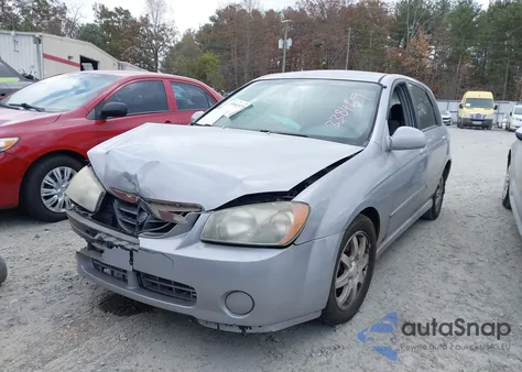 2006 Kia Spectra5 из США, поврежденный, VIN KNAFE161565338469